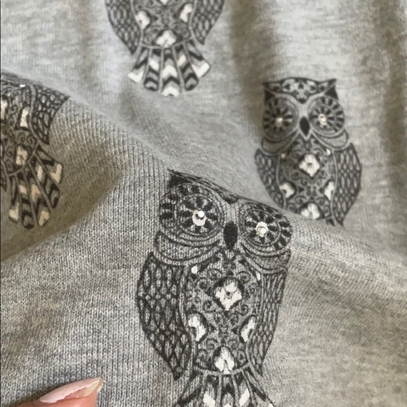 Karen Scott Owl Sweater - Picture 3 of 4